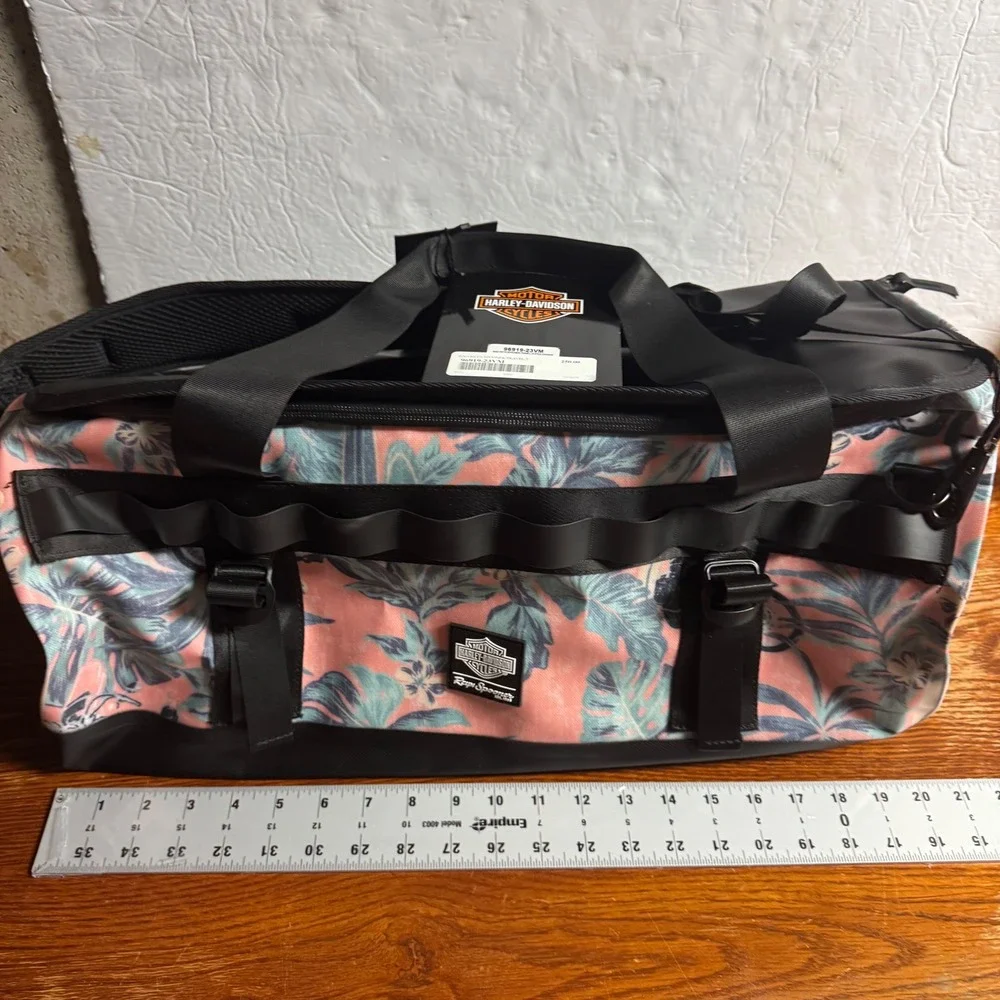 Harley-Davidson Reyn Spooner Travel Duffel Bag Tropical Floral 96919-23VM New